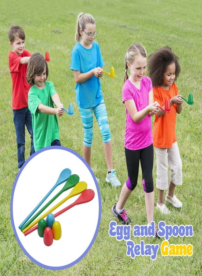Redllo 26PCS Outdoor Games Potato Sack Race Bags for Kids and Adults, 3-Legged Race Bands, with Egg and Spoon Lawn Games for Outside Backyard Field Day Birthday Party Games Easter for Kids and Family - Image 4